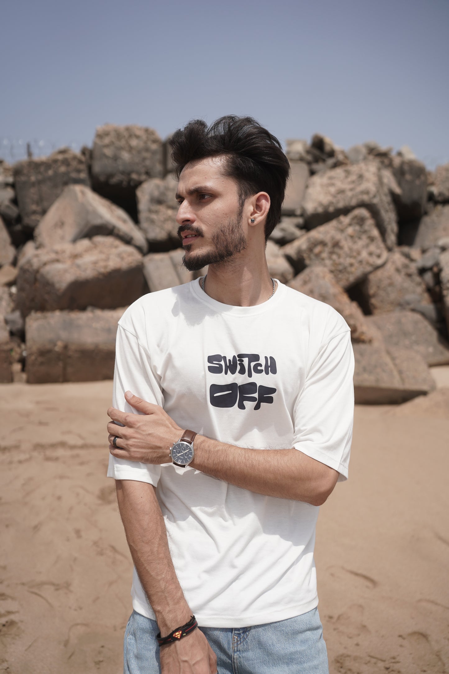 Switch-Off Over-Sized Shirt Unisex